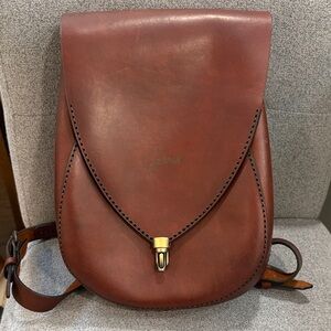 Grosh handmade Genuine Leather Brown Crossbody Backpack Etsy $300